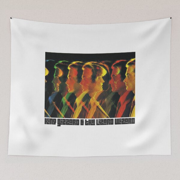 Aperçu de l'œuvre Rattlesnake King Gizzard And The Lizard Wizard Retro Gift Fan créée et vendue par OliveScholz.