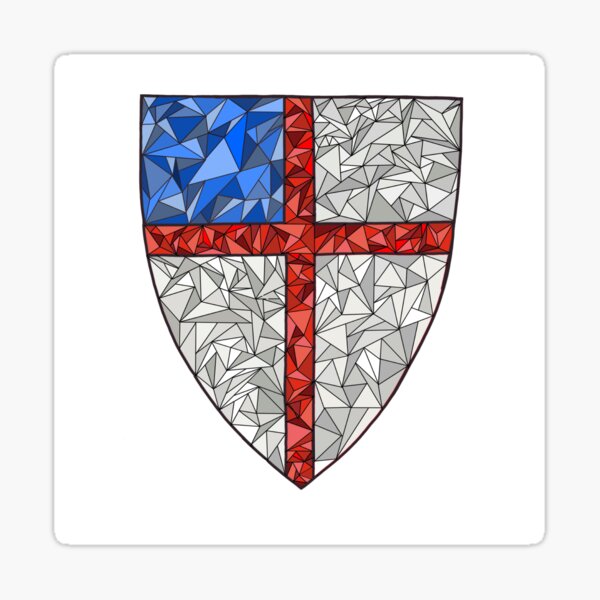 Item preview, Episcopal Shield Triangle designed and sold by Mallory Watkins.
