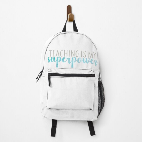Item preview, Teaching is My Superpower Blue and Gray designed and sold by annmariestowe.
