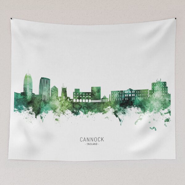 Item preview, Cannock England Skyline designed and sold by ArtPrints.