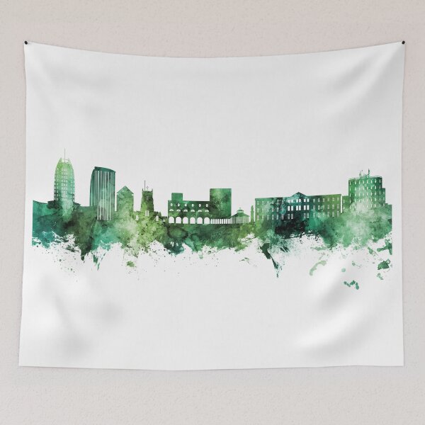 Item preview, Cannock England Skyline designed and sold by ArtPrints.