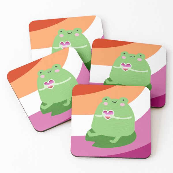 Item preview, pride frog lesbian designed and sold by brendainthesky.