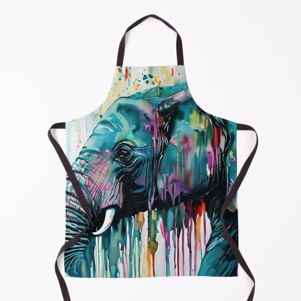 Item preview, Beautiful watercolor of an African Elephant designed and sold by The-Hist-Image.