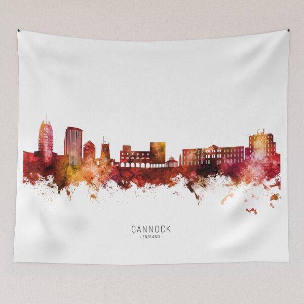 Item preview, Cannock England Skyline designed and sold by ArtPrints.