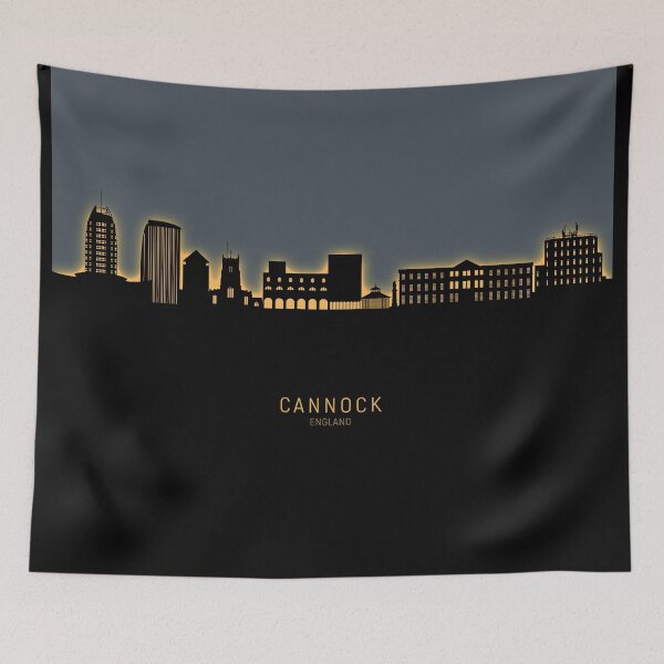 Item preview, Cannock England Skyline designed and sold by ArtPrints.