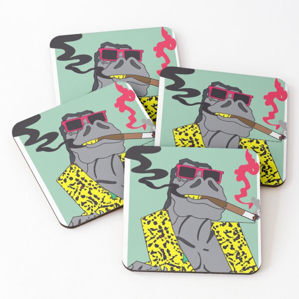 Item preview, Cool dinosaur smoking cigarillo gift designed and sold by TeeArtistry.