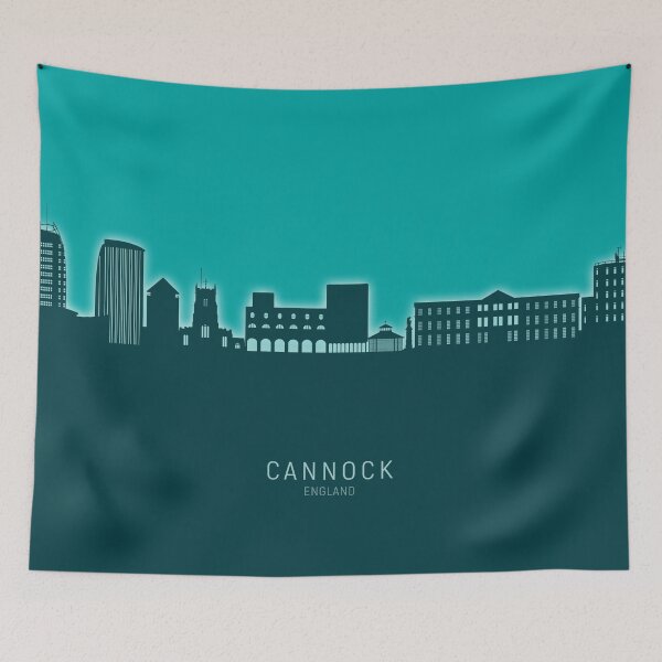 Item preview, Cannock England Skyline designed and sold by ArtPrints.