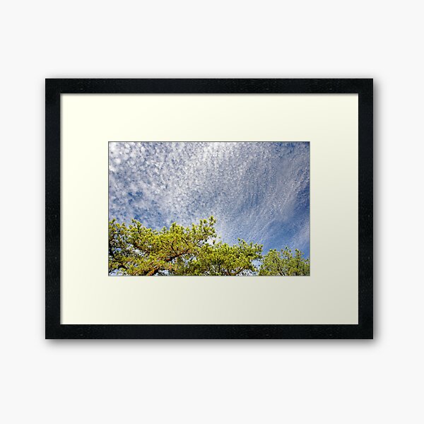 Pop Corn Sky Framed Art Print