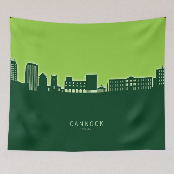 Item preview, Cannock England Skyline designed and sold by ArtPrints.