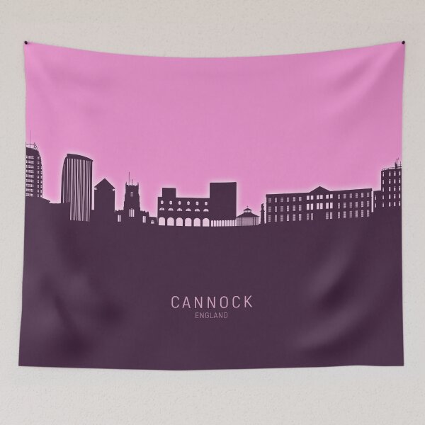 Item preview, Cannock England Skyline designed and sold by ArtPrints.