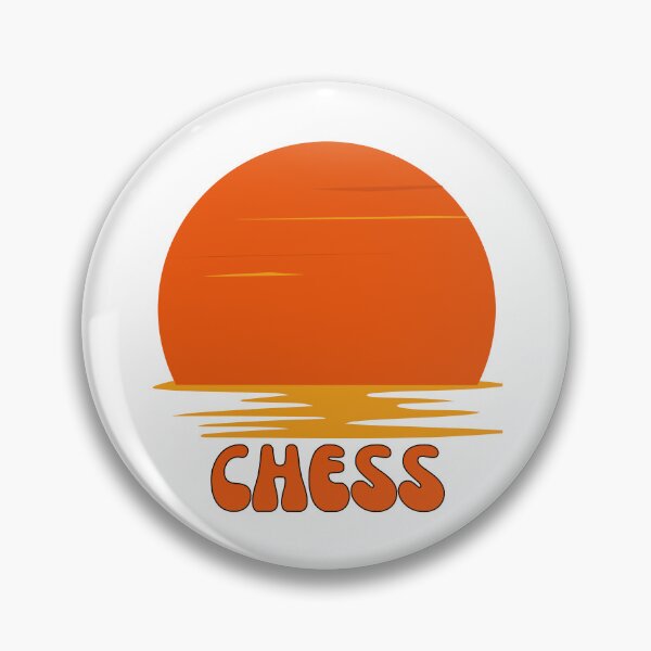 Item preview, Chess Retro Sunset - Board Game Checkmate designed and sold by Digitalme Designs.