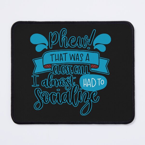 Item preview, Introverts Close Call re Socialising Distress Design designed and sold by FuddalanDesigns.