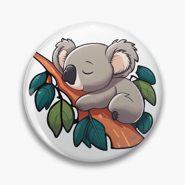 Item preview, Cute koala is sleeping on a branch designed and sold by Adorable  Artifacts.