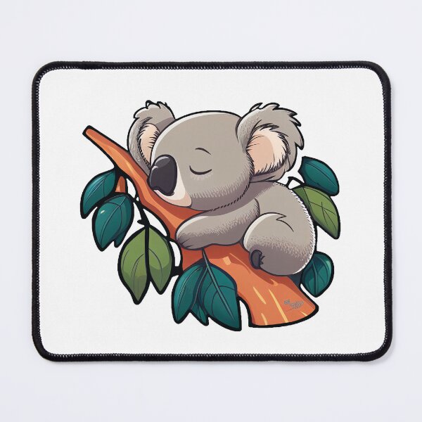 Item preview, Cute koala is sleeping on a branch designed and sold by Adorable  Artifacts.