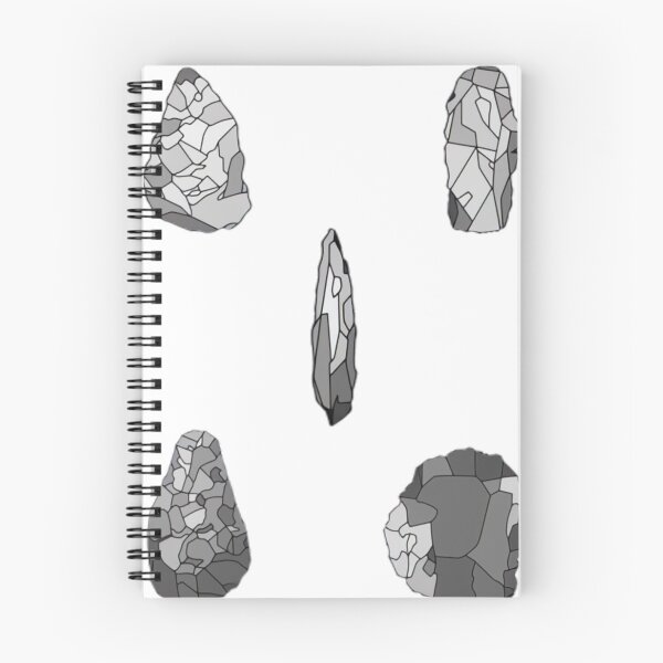 Item preview, Collection of archaeological stone tools in gray tones  designed and sold by emileymelincf.