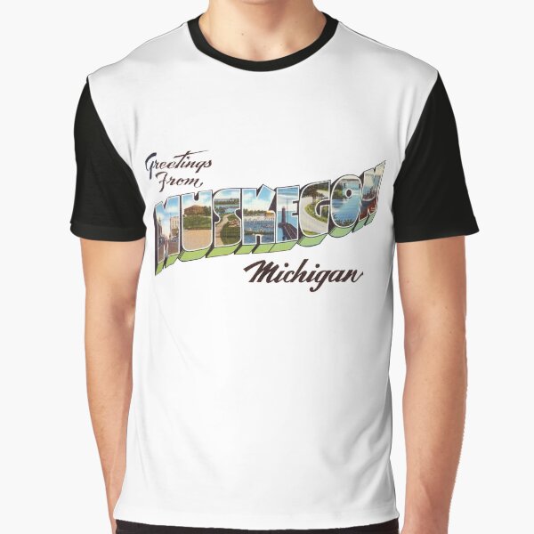 Item preview, Greetings from Muskegon, Michigan designed and sold by reapolo.