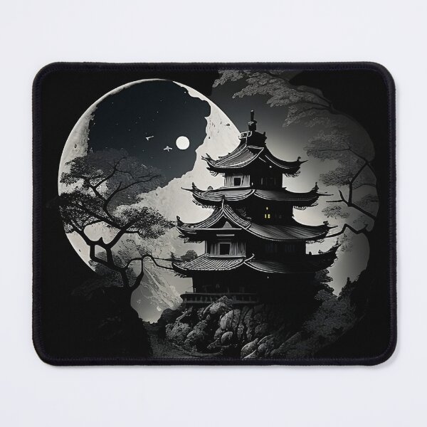 Item preview, Moon Japanese Castle designed and sold by UrbanChillz.
