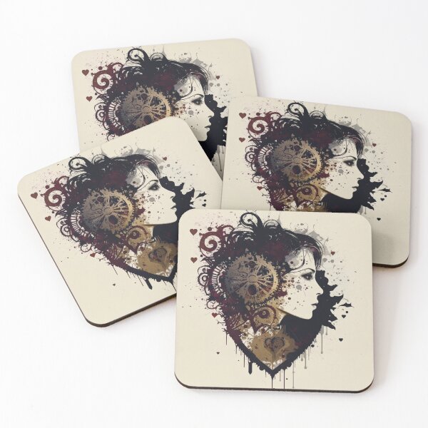 Item preview, Steampunk Hearts, Industrial Love designed and sold by MindAsylum.