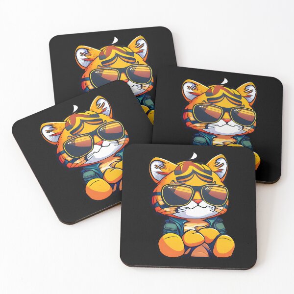 Item preview, Cute tiger with sunglasses designed and sold by Adorable  Artifacts.