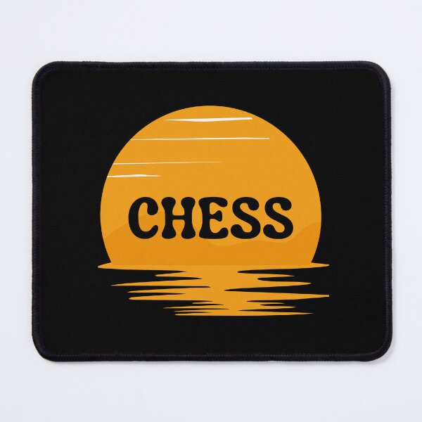 Item preview, Chess Retro Sunset - Board Game Checkmate Yellow designed and sold by Digitalme Designs.