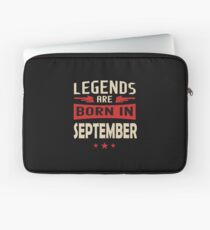 Legend Are Born In September Merchandise Laptop Sleeve