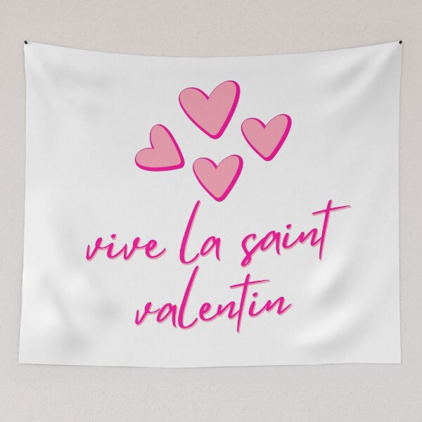 Item preview, Vive La Saint Valentin - Pink Hearts designed and sold by hijackhippo.