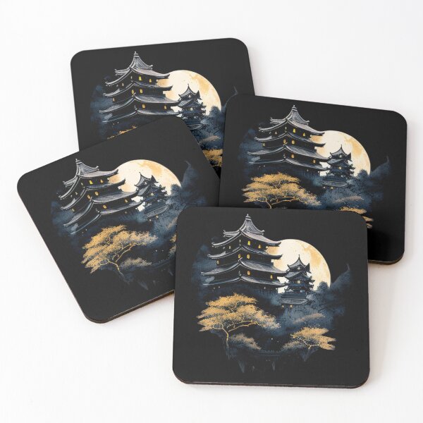 Item preview, Dark Moon Japanese Castle designed and sold by UrbanChillz.