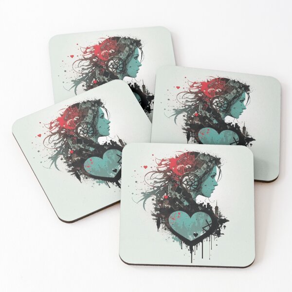 Item preview, Steampunk Hearts, Industrial Love #3 designed and sold by MindAsylum.