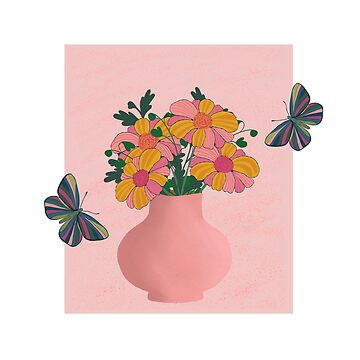 Artwork thumbnail, Two Butterflies looking for Flowers by Lottaw