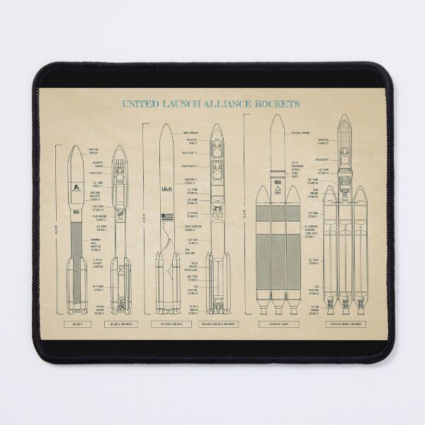 Item preview, United Launch Alliance rockets (Parchment) designed and sold by BGALAXY.