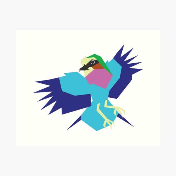 Decembird: Lilac Breasted Roller Art Print