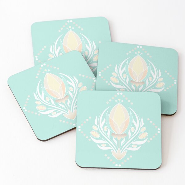 Item preview, Floral Exotica - Clear Skies designed and sold by Carina Parry Studios.