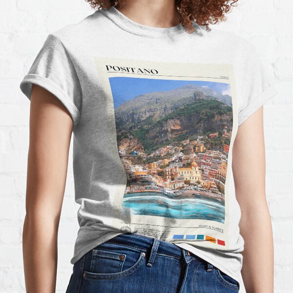 Positano-Camiseta italiana de la Costa de Amalfi para mujer, limones  italianos, suave y cómoda, Henley, estampada, regalo personalizado -  AliExpress