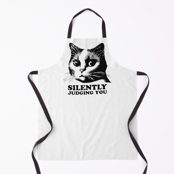 Item preview, Silently Judging You | Funny Cat Quote designed and sold by TMBTM.