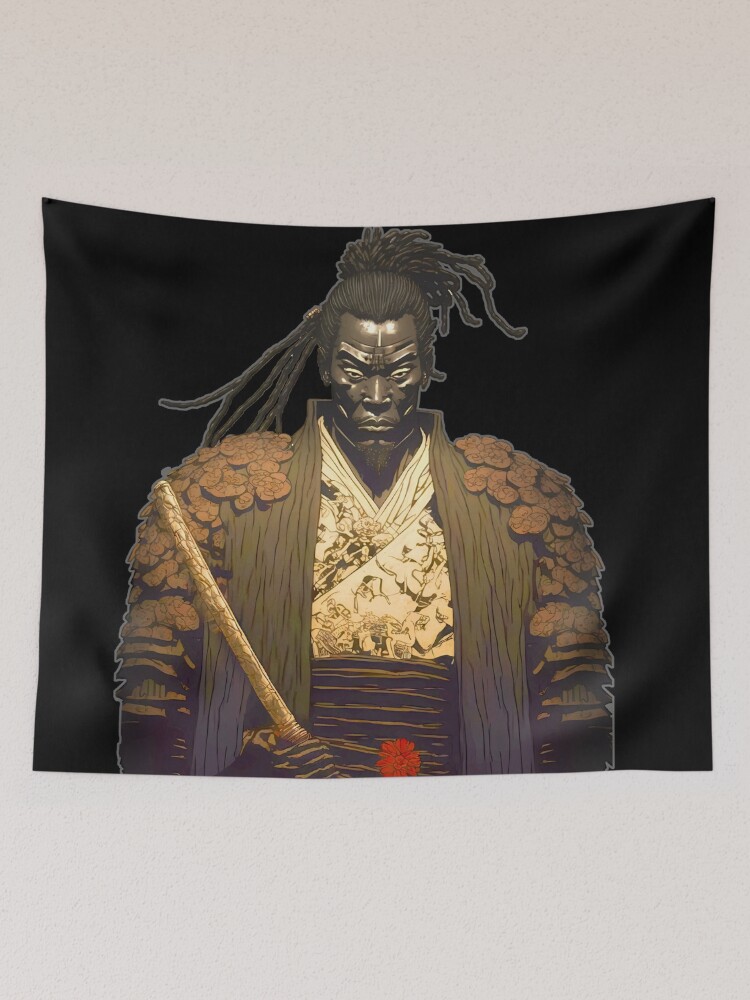 Afro discount samurai tapestry