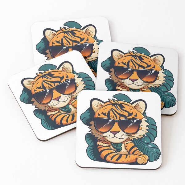 Item preview, Cool tiger with sunglasses designed and sold by Adorable  Artifacts.