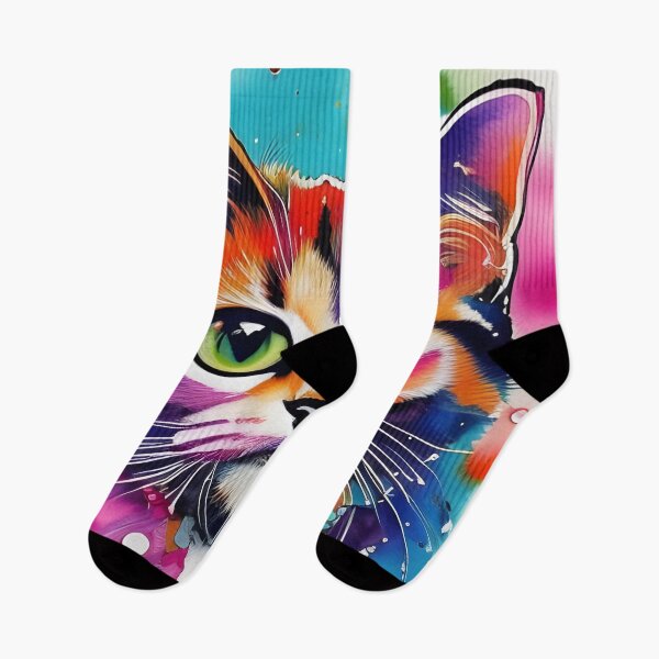 Item preview, Cute adorable colorful cat designed and sold by REALDesign-Shop.