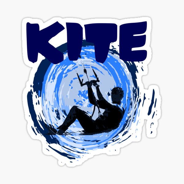 Kite Surfing Sticker