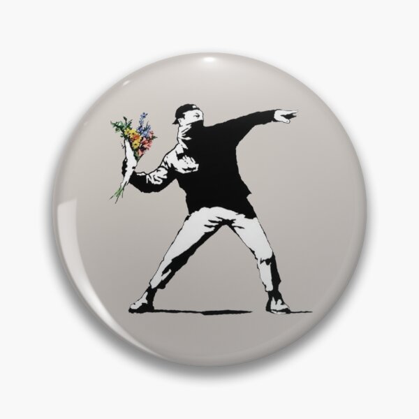Item preview, Banksy Flowers designed and sold by Izoberu.