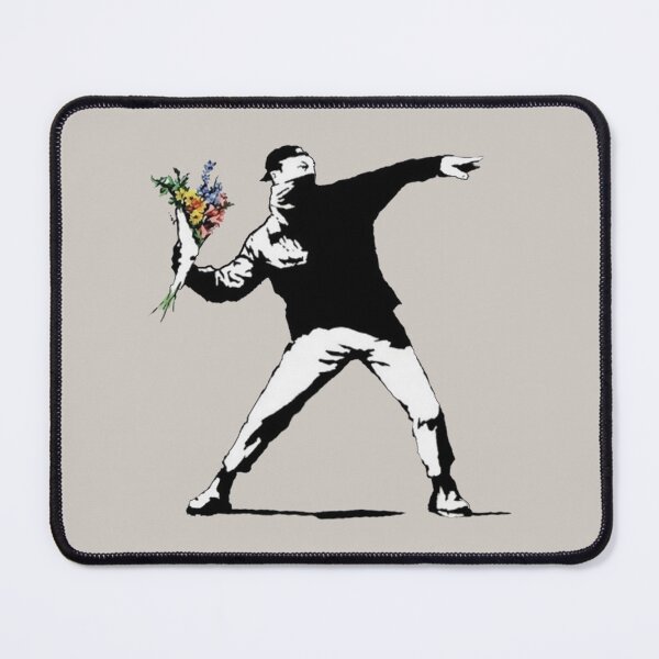 Item preview, Banksy Flowers designed and sold by Izoberu.