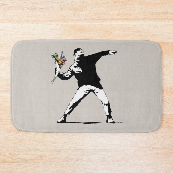 Item preview, Banksy Flowers designed and sold by Izoberu.