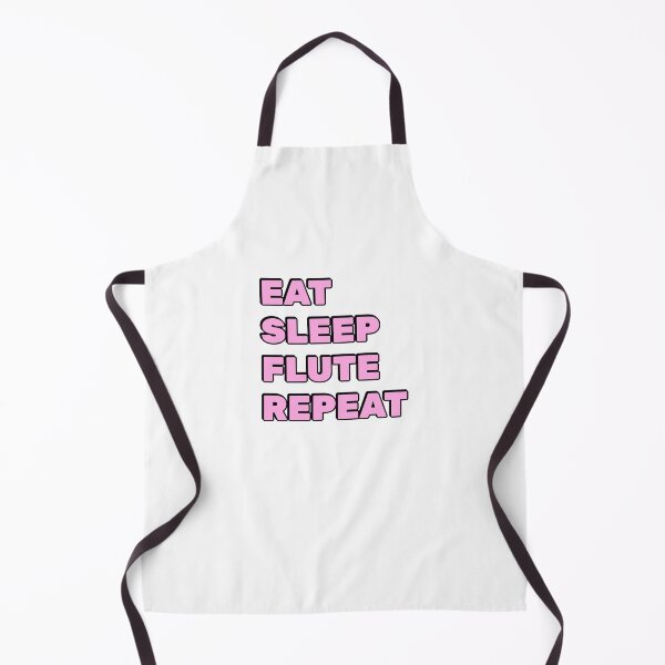 Item preview, Eat Sleep Flute Repeat flutist, flautist musician humor - flute girl, designed and sold by Inspirationmotivation.