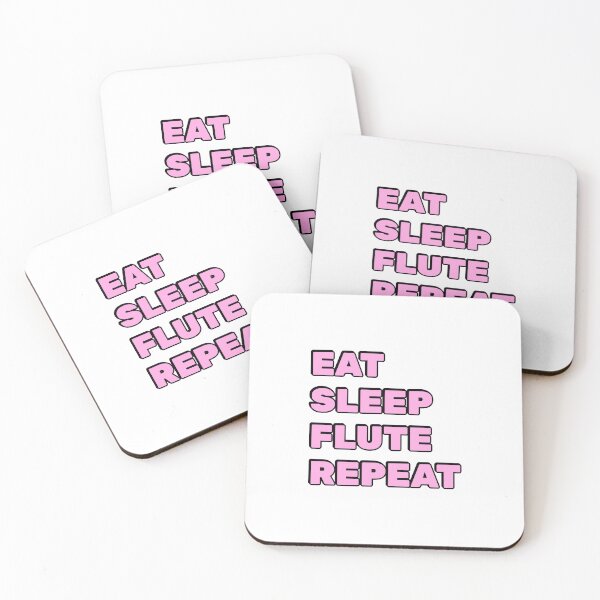 Item preview, Eat Sleep Flute Repeat   flutist, flautist musician humor - flute girl, designed and sold by Inspirationmotivation.