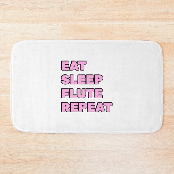Item preview, Eat Sleep Flute Repeat   flutist, flautist musician humor - flute girl, designed and sold by Inspirationmotivation.
