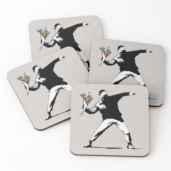 Item preview, Banksy Flowers designed and sold by Izoberu.