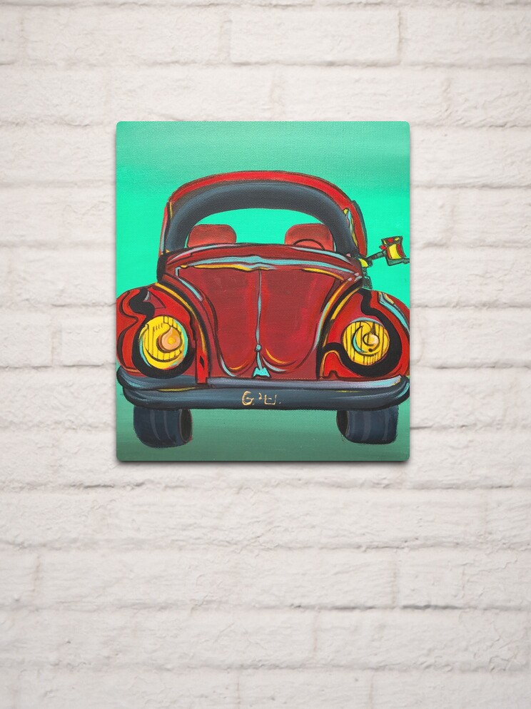 Alternate view of My first Beetle Metal Print