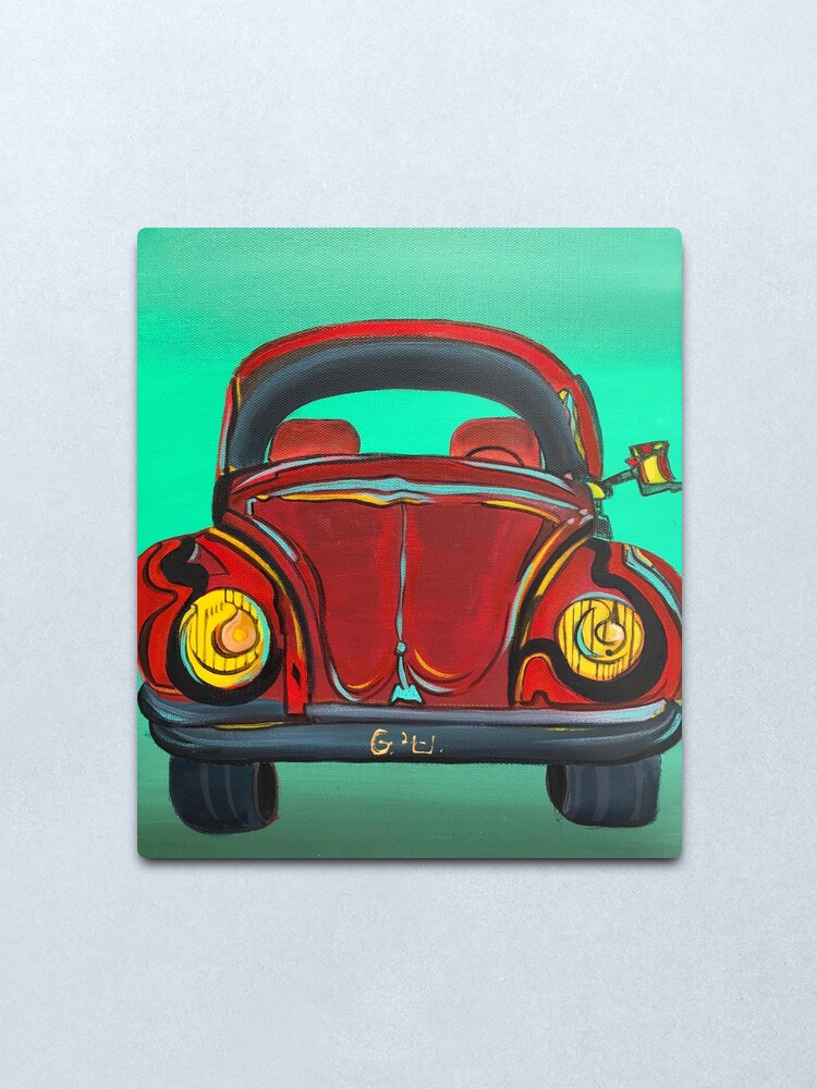 Alternate view of My first Beetle Metal Print