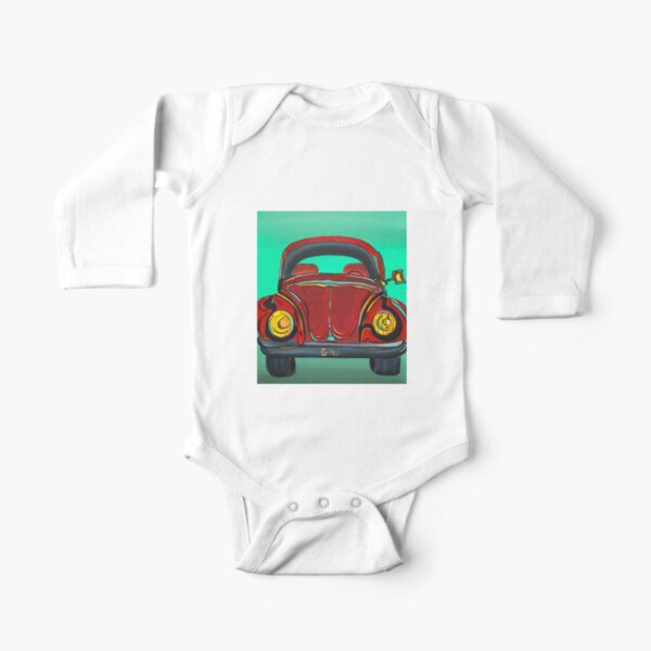 My first Beetle Long Sleeve Baby One-Piece