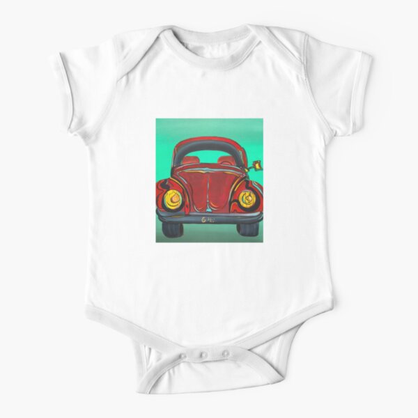 My first Beetle Short Sleeve Baby One-Piece