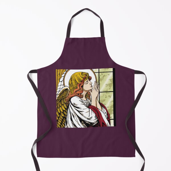 Item preview, Angel Prayer In Window With Golden Wings designed and sold by AlyraSaucedo.